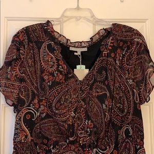 Daniel Rainn paisley dress from Stitch Fix.